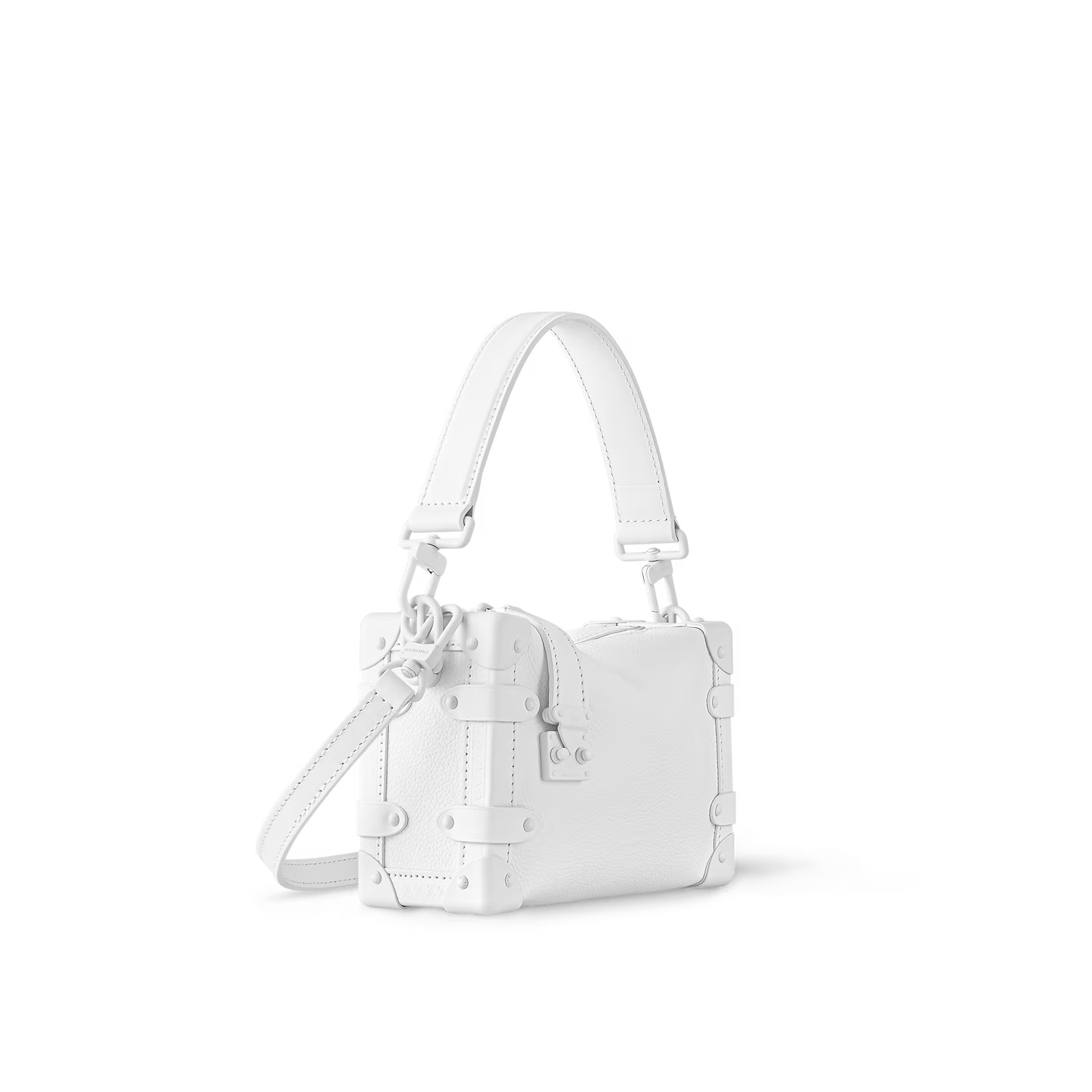 Louis Vuitton M24304 Side Trunk PM Optical White Louis Vuitton M24304 Side Trunk PM Optical White