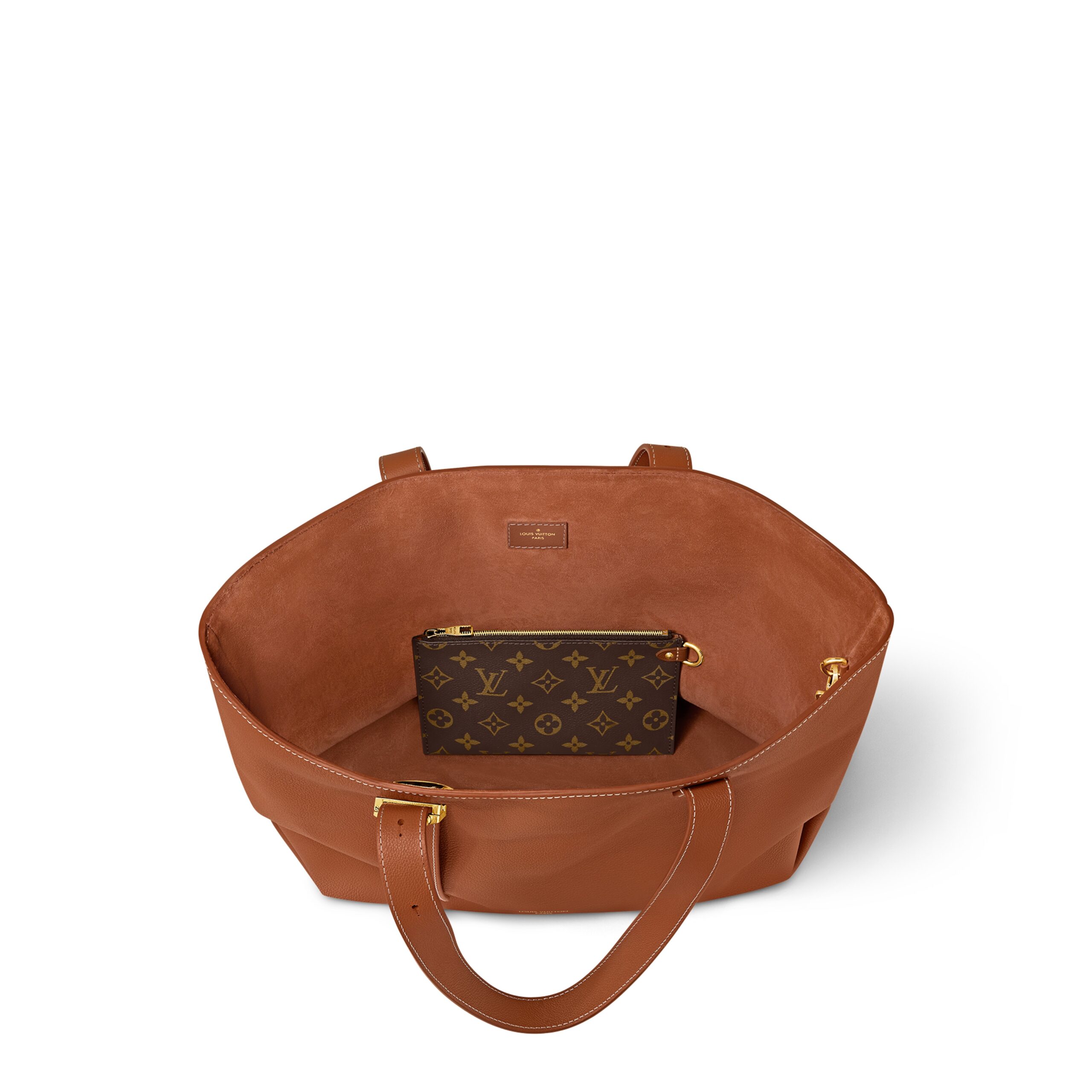 Louis Vuitton M25342 Low Key Cabas MM Cognac Brown Louis Vuitton M25342 Low Key Cabas MM Cognac Brown