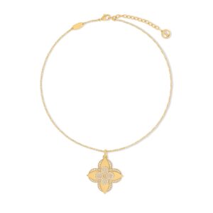 Louis Vuitton M02001 LV Medaillon Necklace Gold-Color