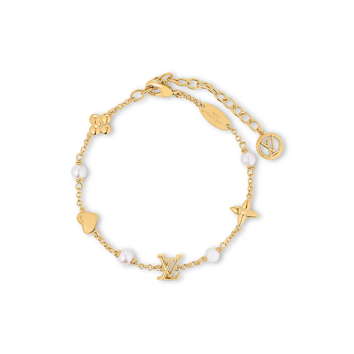 Louis Vuitton M1105A LV Heart Bracelet Louis Vuitton M1105A LV Heart Bracelet