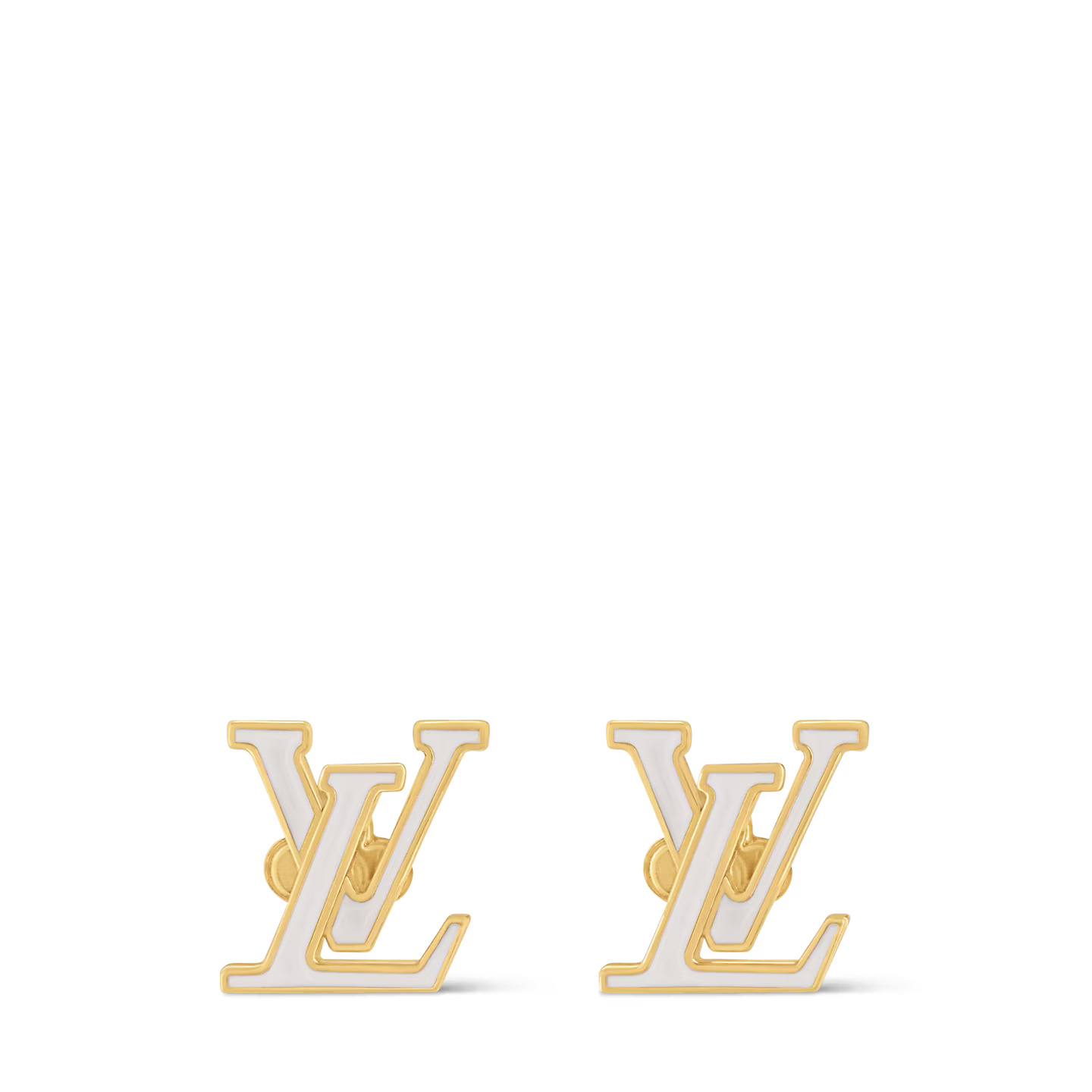 Louis Vuitton M01090 LV Iconic Enamel Earrings Louis Vuitton M01090 LV Iconic Enamel Earrings