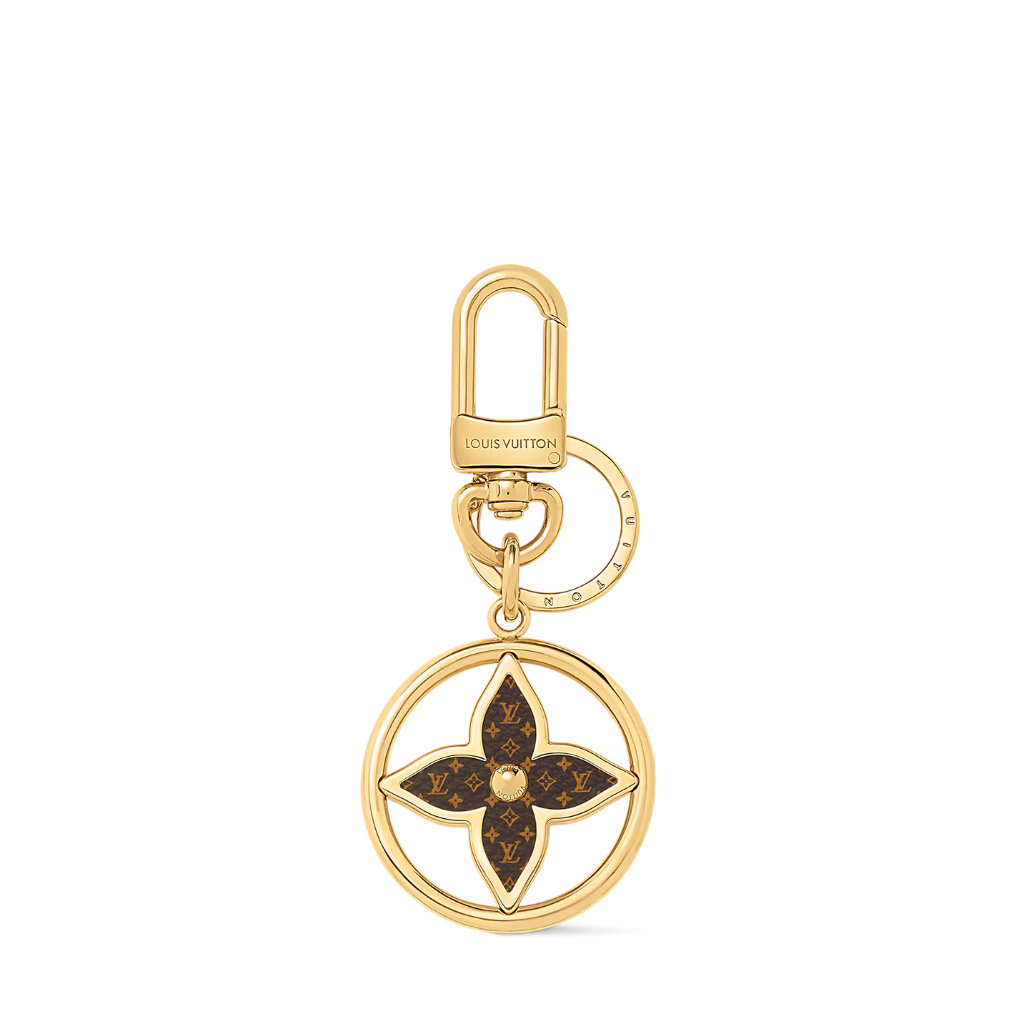 Louis Vuitton M01207 Puzzle Flower Monogram Keyring Louis Vuitton M01207 Puzzle Flower Monogram Keyring