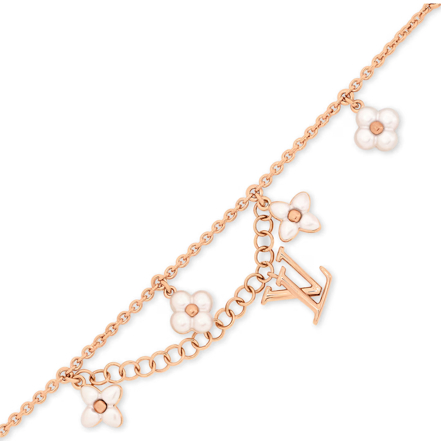 Louis Vuitton M1720A LV Floragram Bracelet Louis Vuitton M1720A LV Floragram Bracelet