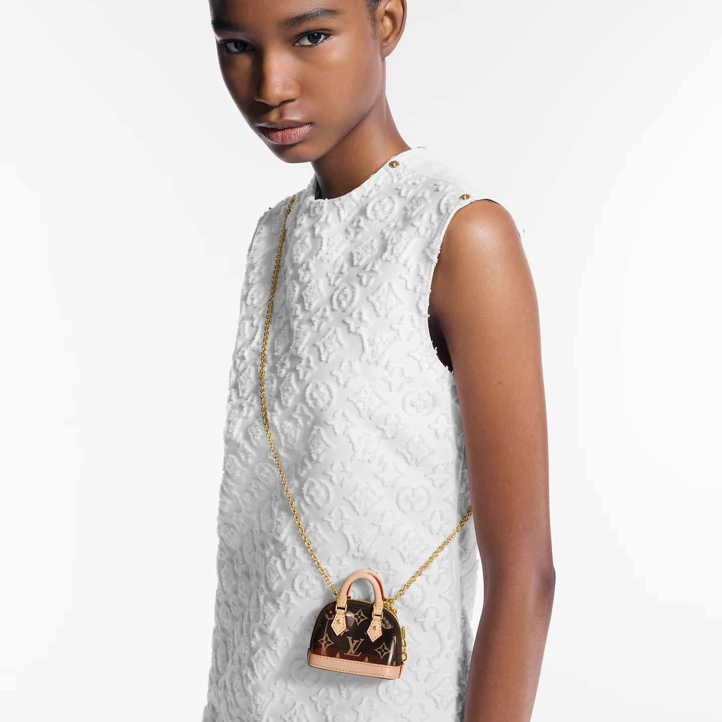 Louis Vuitton M02796 Micro Alma Bag Charm Louis Vuitton M02796 Micro Alma Bag Charm